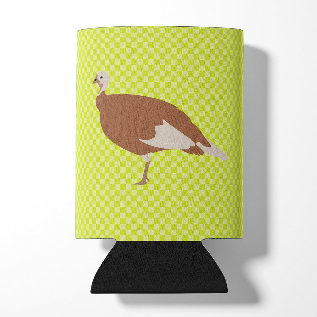 Jersey Buff Turkey Hen Green Can or Bottle Hugger Cooler Sleeve for Standard 12 oz Cans, Insulated Foam Beer & Soda Can Hugger Reusable
