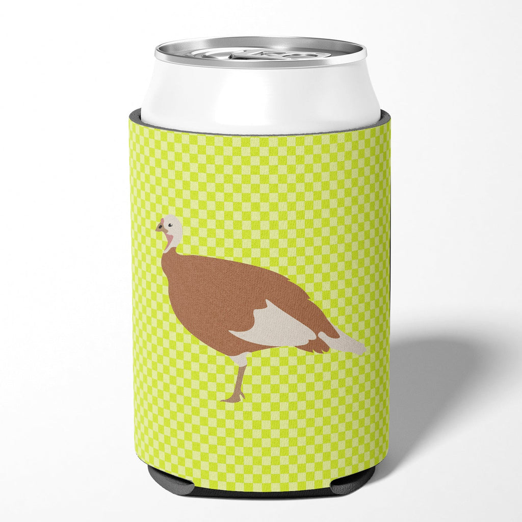 Jersey Buff Turkey Hen Green Can or Bottle Hugger Cooler Sleeve for Standard 12 oz Cans, Insulated Foam Beer & Soda Can Hugger Reusable