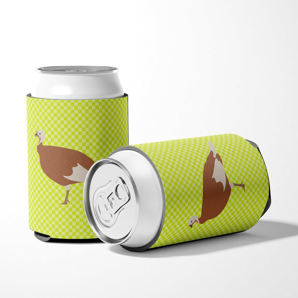 Jersey Buff Turkey Hen Green Can or Bottle Hugger Cooler Sleeve for Standard 12 oz Cans, Insulated Foam Beer & Soda Can Hugger Reusable