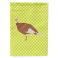 Jersey Buff Turkey Hen Green House Flag 28x40 Porch Sleeve Pole Decorative Outside Yard Banner Artwork Wall Hanging, Polyester