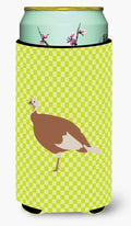Jersey Buff Turkey Hen Green Tall Boy Hugger Can Cooler Sleeve Machine Washable Drink Collapsible Insulator Beverage Insulated Holder