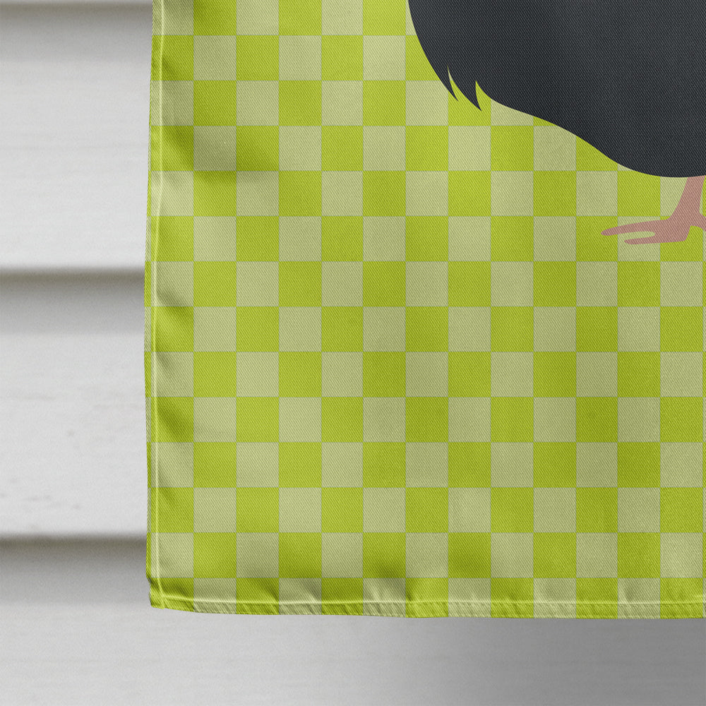 Norfolk Black Turkey Green House Flag 28x40 Porch Sleeve Pole Decorative Outside Yard Banner Artwork Wall Hanging, Polyester