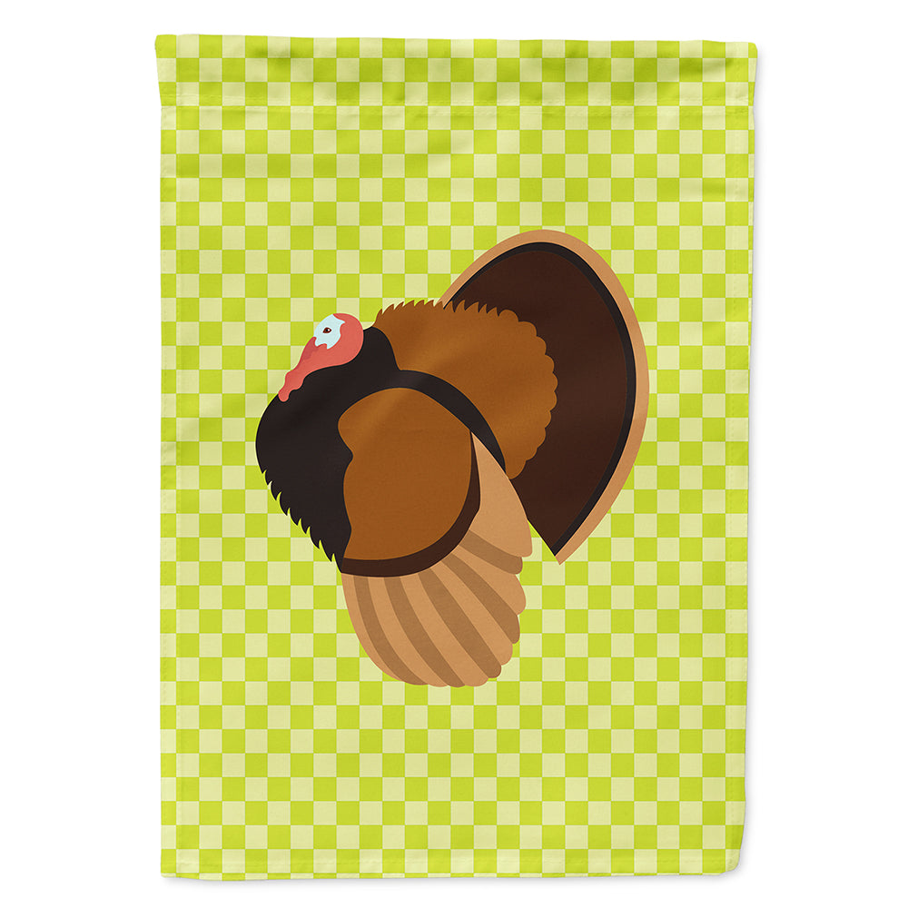 Bronze Turkey Green House Flag 28x40 Porch Sleeve Pole Decorative Outside Yard Banner Artwork Wall Hanging, Polyester