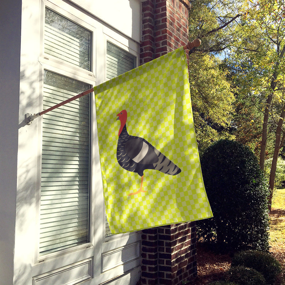 Marragansett Turkey Green House Flag 28x40 Porch Sleeve Pole Decorative Outside Yard Banner Artwork Wall Hanging, Polyester