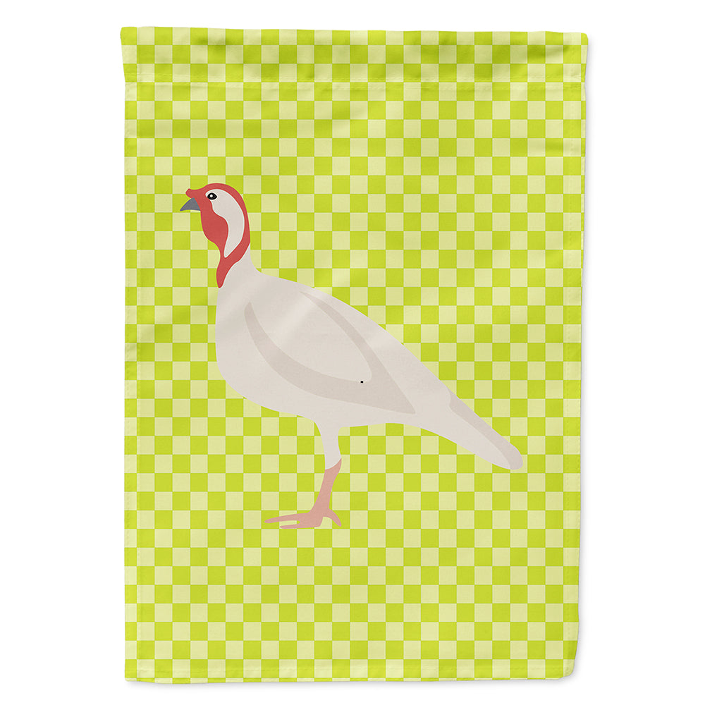 Beltsville Small White Turkey Hen Green House Flag 28x40 Porch Sleeve Pole Decorative Outside Yard Banner Artwork Wall Hanging, Polyester