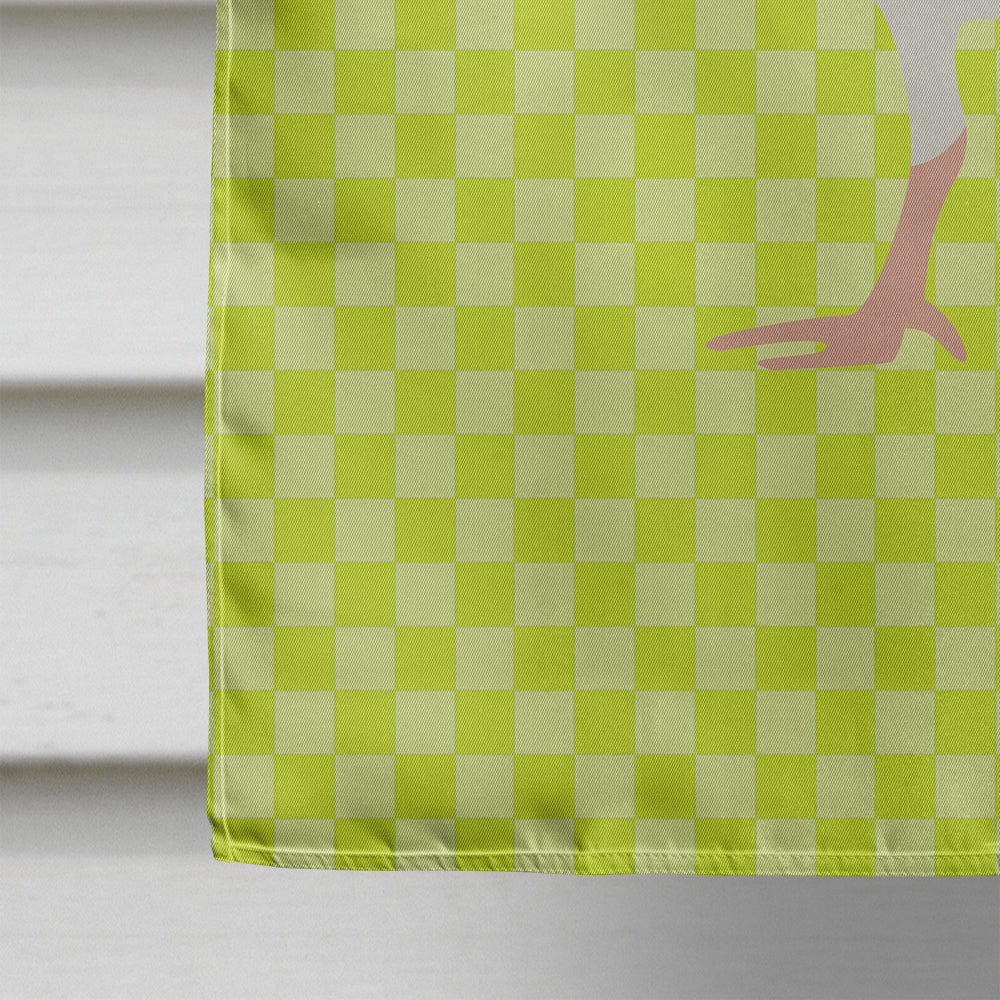 Beltsville Small White Turkey Hen Green House Flag 28x40 Porch Sleeve Pole Decorative Outside Yard Banner Artwork Wall Hanging, Polyester