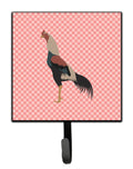 Kulang Chicken Pink Check Leash or Key Holder Wall Hooks, Key Hooks Holder, Coat Rack Wall Mount, Coat Hooks, Hooks for Hanging Keys, Towels, Aprons, Leashes