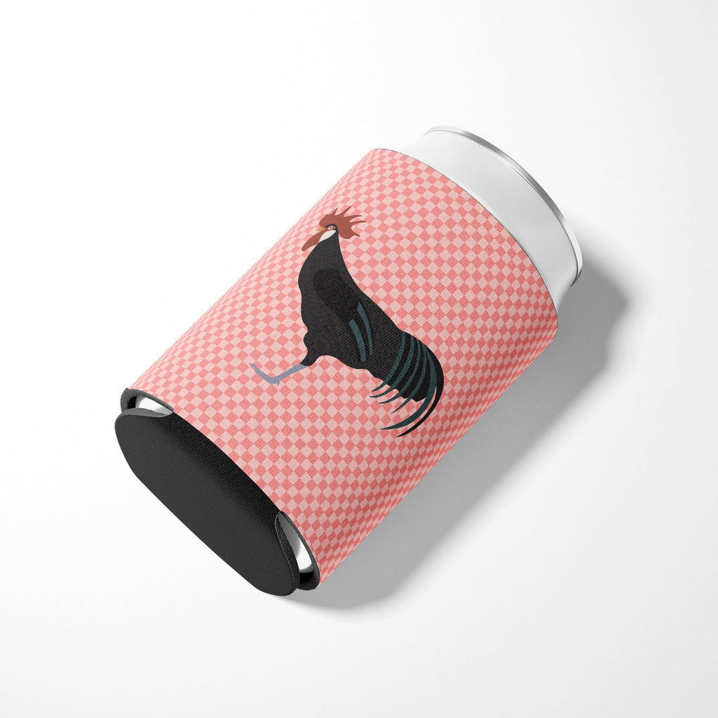 Minorca Ctalalan Chicken Pink Check Can or Bottle Hugger Cooler Sleeve for Standard 12 oz Cans, Insulated Foam Beer & Soda Can Hugger Reusable