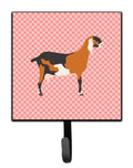 Anglo-nubian Nubian Goat Pink Check Leash or Key Holder Wall Hooks, Key Hooks Holder, Coat Rack Wall Mount, Coat Hooks, Hooks for Hanging Keys, Towels, Aprons, Leashes