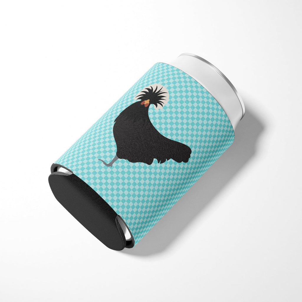 Polish Poland Chicken Blue Check Can or Bottle Hugger Cooler Sleeve for Standard 12 oz Cans, Insulated Foam Beer & Soda Can Hugger Reusable