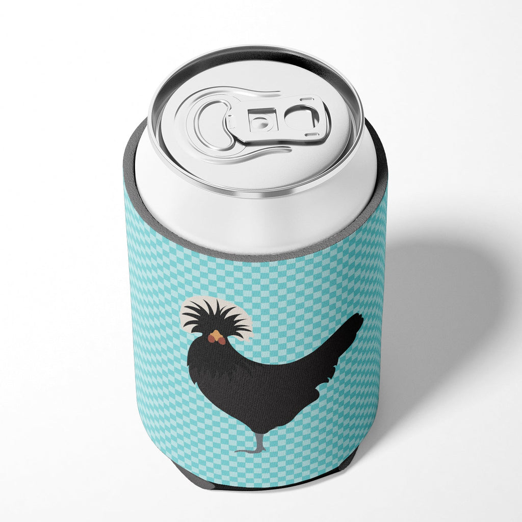 Polish Poland Chicken Blue Check Can or Bottle Hugger Cooler Sleeve for Standard 12 oz Cans, Insulated Foam Beer & Soda Can Hugger Reusable