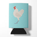 German Langshan Chicken Blue Check Can or Bottle Hugger Cooler Sleeve for Standard 12 oz Cans, Insulated Foam Beer & Soda Can Hugger Reusable