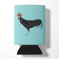 Minorca Ctalalan Chicken Blue Check Can or Bottle Hugger Cooler Sleeve for Standard 12 oz Cans, Insulated Foam Beer & Soda Can Hugger Reusable