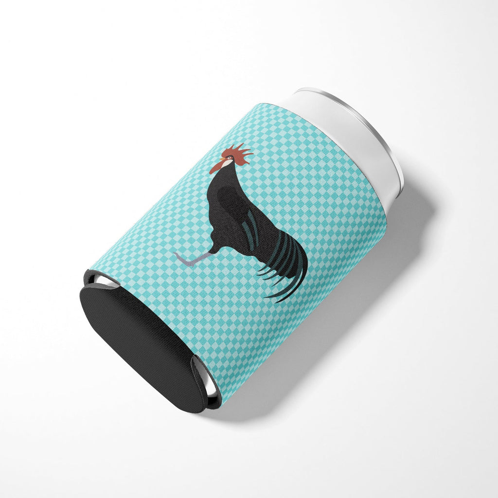 Minorca Ctalalan Chicken Blue Check Can or Bottle Hugger Cooler Sleeve for Standard 12 oz Cans, Insulated Foam Beer & Soda Can Hugger Reusable