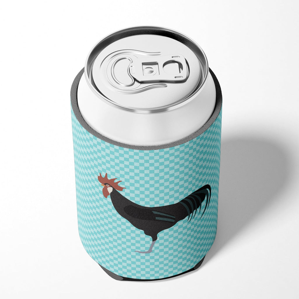 Minorca Ctalalan Chicken Blue Check Can or Bottle Hugger Cooler Sleeve for Standard 12 oz Cans, Insulated Foam Beer & Soda Can Hugger Reusable