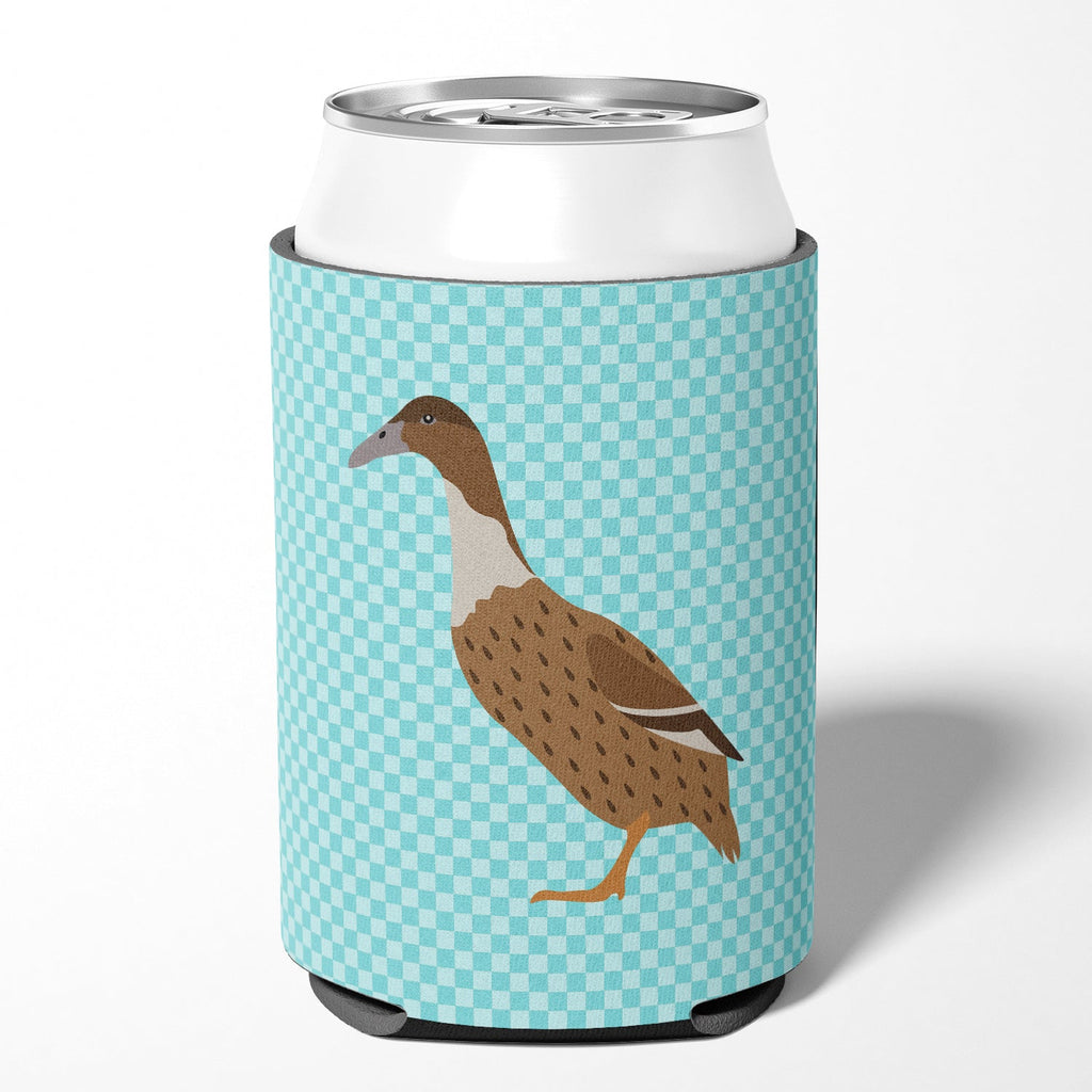 Dutch Hook Bill Duck Blue Check Can or Bottle Hugger Cooler Sleeve for Standard 12 oz Cans, Insulated Foam Beer & Soda Can Hugger Reusable