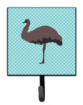 Emu Blue Check Leash or Key Holder Wall Hooks, Key Hooks Holder, Coat Rack Wall Mount, Coat Hooks, Hooks for Hanging Keys, Towels, Aprons, Leashes