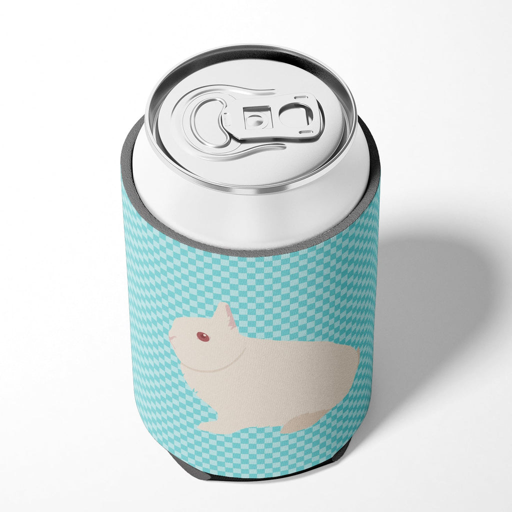 Hermelin Rabbit Blue Check Can or Bottle Hugger Cooler Sleeve for Standard 12 oz Cans, Insulated Foam Beer & Soda Can Hugger Reusable