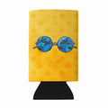 Sunglasses Yellow Polkadot Wine Bottle Hugger Gift Sleeve for Standard 750 ml Bottles, Insulated Reusable Fits Mini Shot & Pint Bottles
