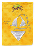 Bikini Swimsuit Yellow Polkadot House Flag 28x40 Porch Sleeve Pole Decorative Outside Yard Banner Artwork Wall Hanging, Polyester