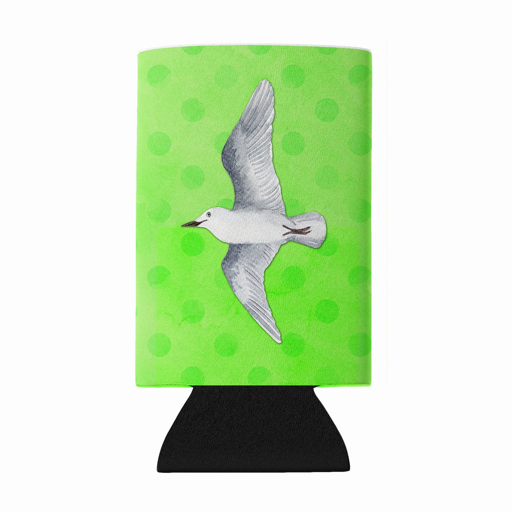 Sea Gull Green Polkadot Wine Bottle Hugger Gift Sleeve for Standard 750 ml Bottles, Insulated Reusable Fits Mini Shot & Pint Bottles
