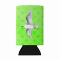 Sea Gull Green Polkadot Wine Bottle Hugger Gift Sleeve for Standard 750 ml Bottles, Insulated Reusable Fits Mini Shot & Pint Bottles