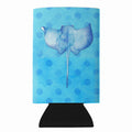 Sting Ray Blue Polkadot Slim Can Hugger  Insulated Foam Sleeve for 12 oz Slim Cans, Beer Bottles & Water Bottles, Made in USA