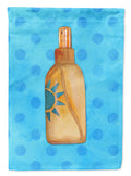 Message in a Bottle Blue Polkadot House Flag 28x40 Porch Sleeve Pole Decorative Outside Yard Banner Artwork Wall Hanging, Polyester