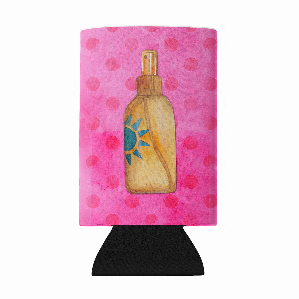 Message in a Bottle Pink Polkadot Wine Bottle Hugger Gift Sleeve for Standard 750 ml Bottles, Insulated Reusable Fits Mini Shot & Pint Bottles