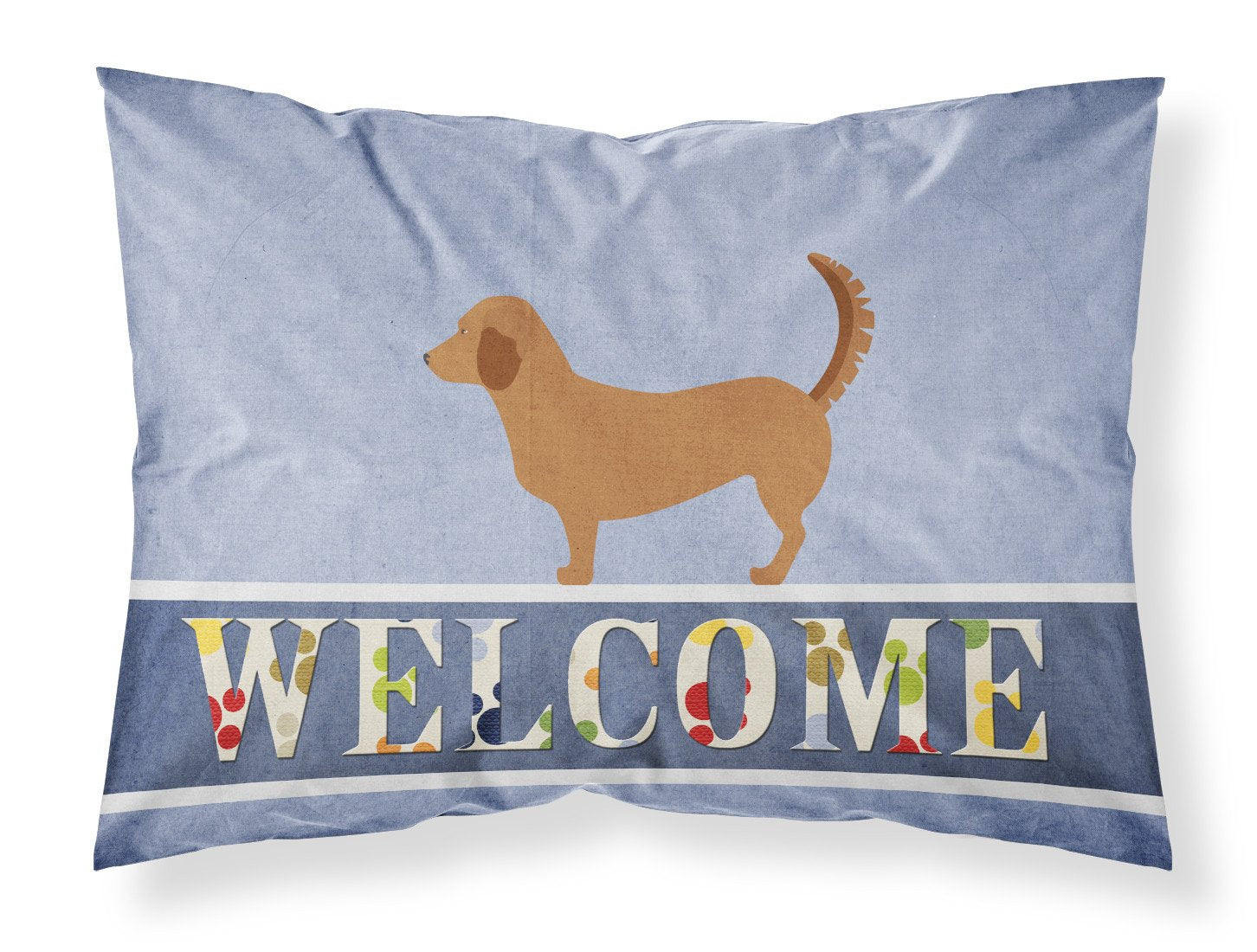 Alpine Dachsbrake Welcome Standard Pillowcase Lightweight Super Soft Easy Care Decorative Artwork Pillowcase, Standard