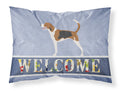 American Foxhound Welcome Standard Pillowcase Lightweight Super Soft Easy Care Decorative Artwork Pillowcase, Standard
