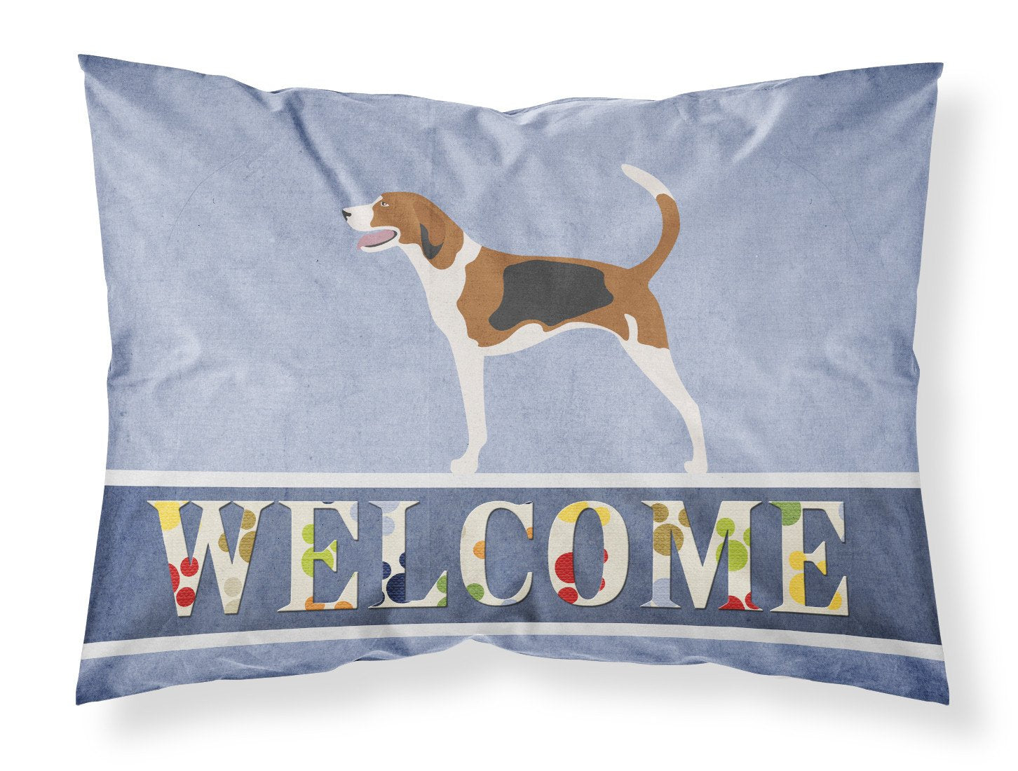 American Foxhound Welcome Standard Pillowcase Lightweight Super Soft Easy Care Decorative Artwork Pillowcase, Standard