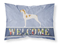Ariege Pointer Welcome Standard Pillowcase Lightweight Super Soft Easy Care Decorative Artwork Pillowcase, Standard