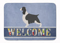 English Springer Spaniel Welcome Memory Foam Kitchen Mat Machine Washable Anti-Fatigue Cushion Comfort Bath or Kitchen Rug