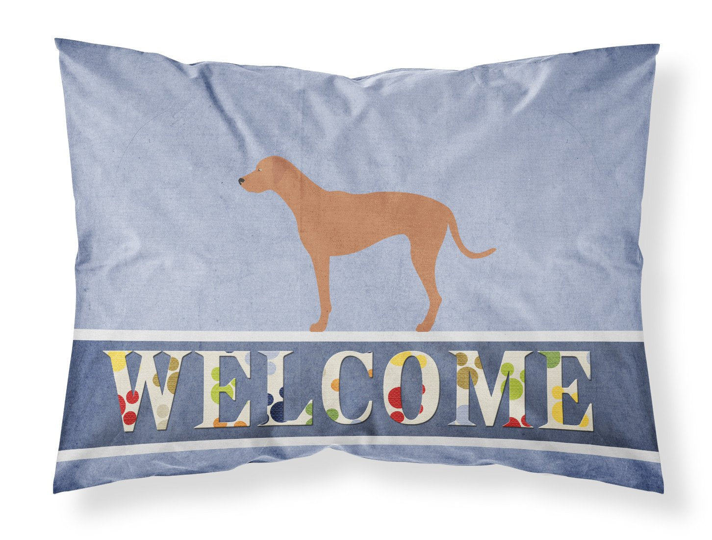 Rhodesian Ridgeback Welcome Standard Pillowcase Lightweight Super Soft Easy Care Decorative Artwork Pillowcase, Standard