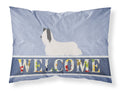 Skye Terrier Welcome Standard Pillowcase Lightweight Super Soft Easy Care Decorative Artwork Pillowcase, Standard