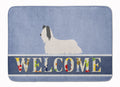 Skye Terrier Welcome Memory Foam Kitchen Mat Machine Washable Anti-Fatigue Cushion Comfort Bath or Kitchen Rug