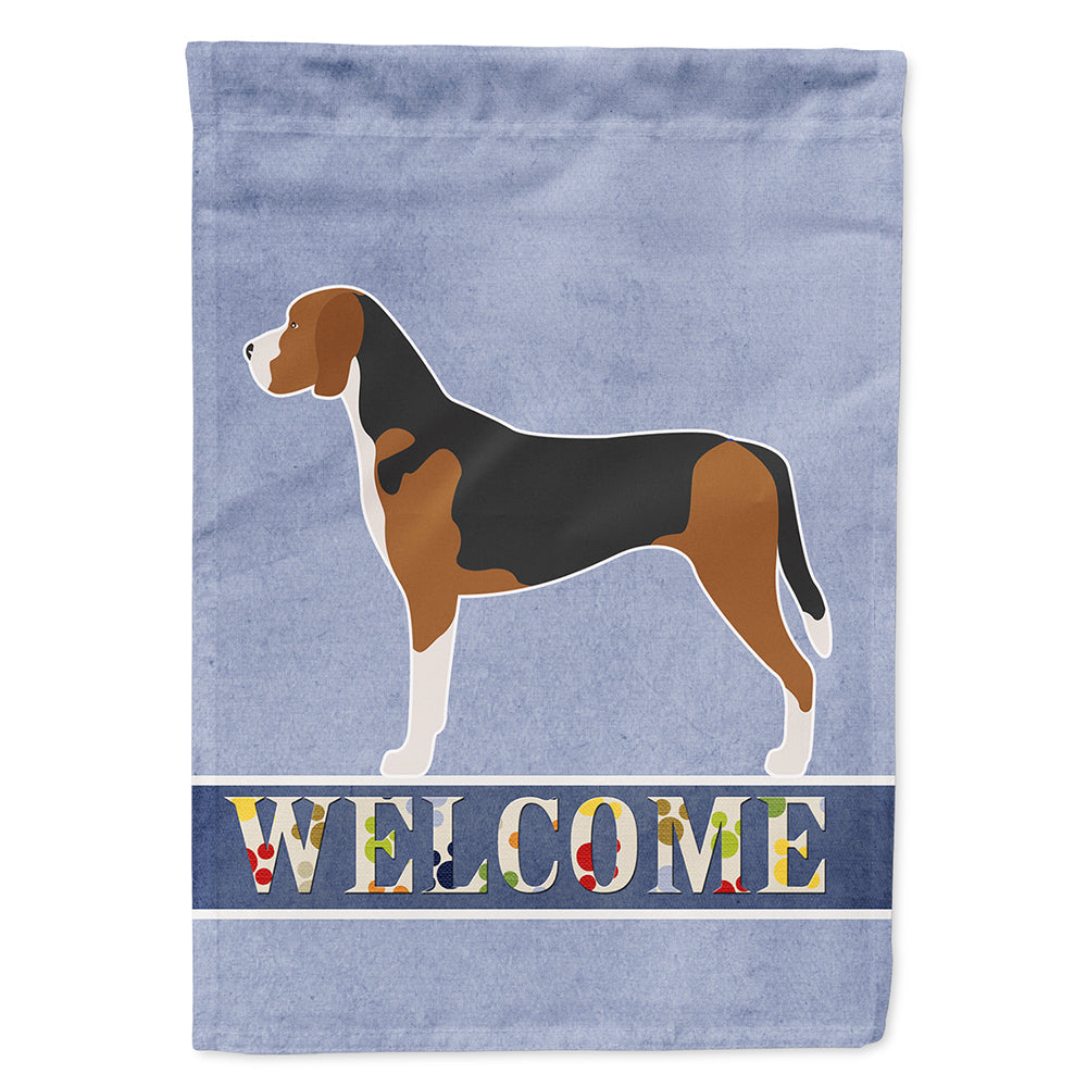 Hamiltonstövare Welcome House Flag 28x40 Porch Sleeve Pole Decorative Outside Yard Banner Artwork Wall Hanging, Polyester