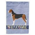 Hamiltonstövare Welcome House Flag 28x40 Porch Sleeve Pole Decorative Outside Yard Banner Artwork Wall Hanging, Polyester