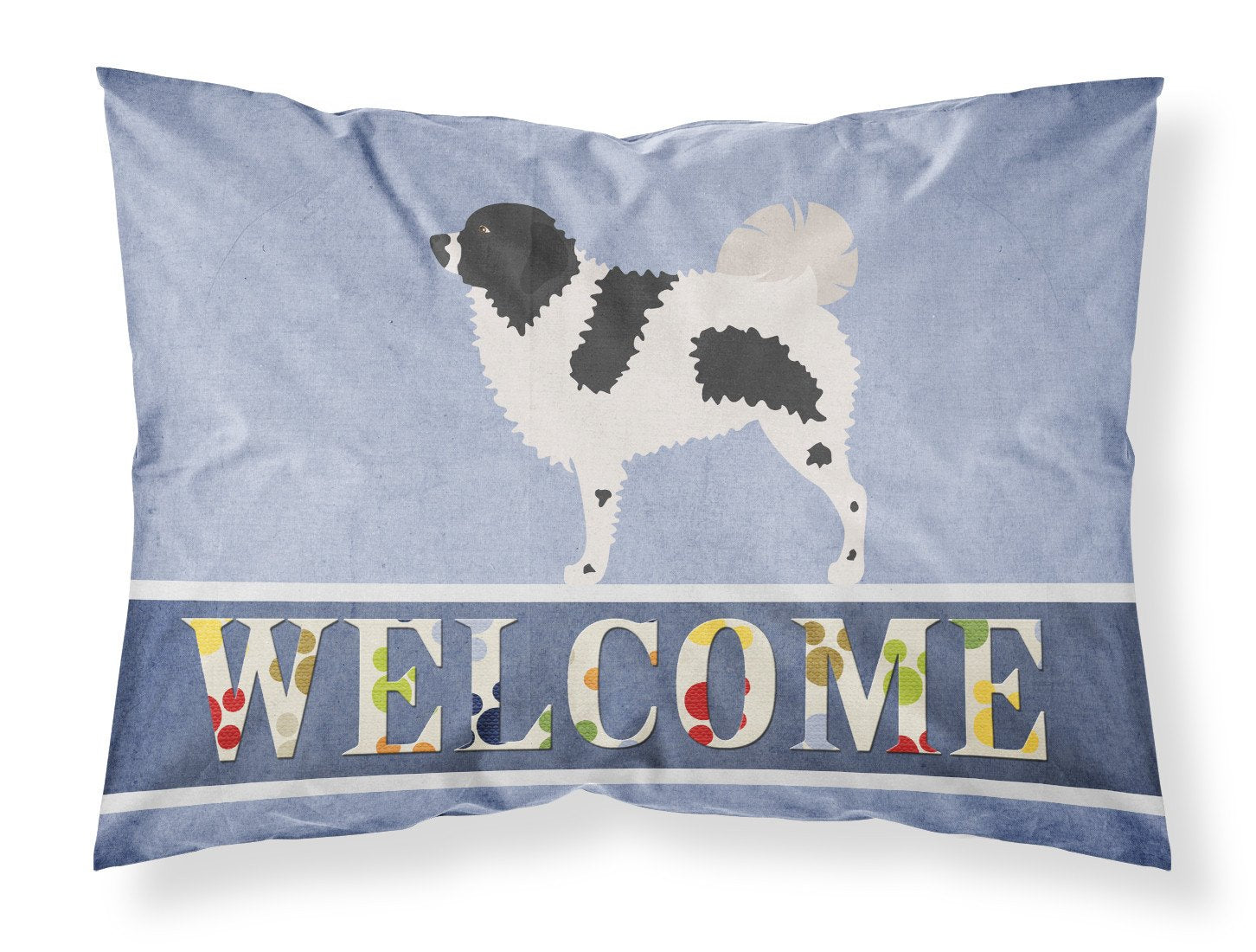 Wetterhoun Frisian Water Dog Standard Pillowcase Lightweight Super Soft Easy Care Decorative Artwork Pillowcase, Standard