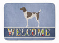 German Shorthaired Pointer Welcome Memory Foam Kitchen Mat Machine Washable Anti-Fatigue Cushion Comfort Bath or Kitchen Rug