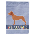 Bavarian Mountian Hound Welcome House Flag 28x40 Porch Sleeve Pole Decorative Outside Yard Banner Artwork Wall Hanging, Polyester