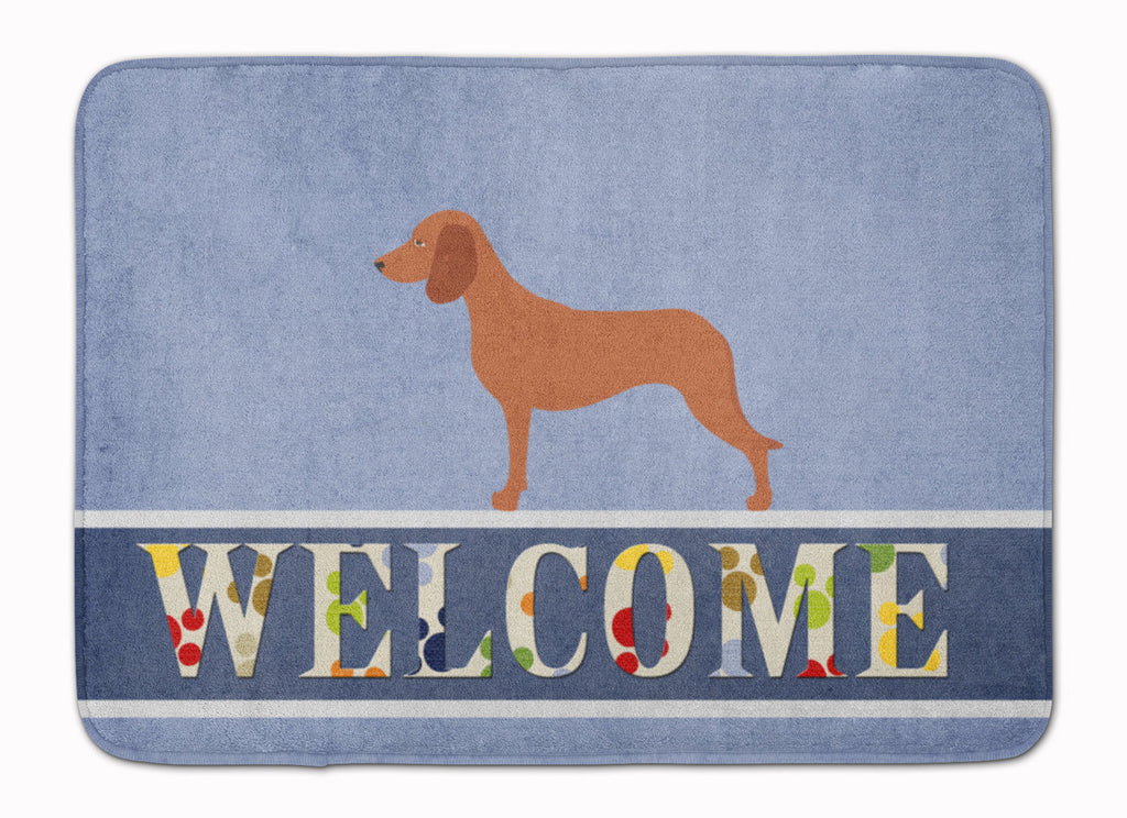 Bavarian Mountian Hound Welcome Memory Foam Kitchen Mat Machine Washable Anti-Fatigue Cushion Comfort Bath or Kitchen Rug
