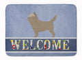 Cairn Terrier Welcome Memory Foam Kitchen Mat Machine Washable Anti-Fatigue Cushion Comfort Bath or Kitchen Rug