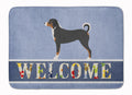Appenzeller Sennenhund Welcome Memory Foam Kitchen Mat Machine Washable Anti-Fatigue Cushion Comfort Bath or Kitchen Rug