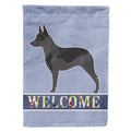 Australian Cattle Dog Welcome House Flag 28x40 Porch Sleeve Pole Decorative Outside Yard Banner Artwork Wall Hanging, Polyester