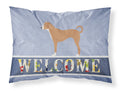 Australian Pinscher Welcome Standard Pillowcase Lightweight Super Soft Easy Care Decorative Artwork Pillowcase, Standard