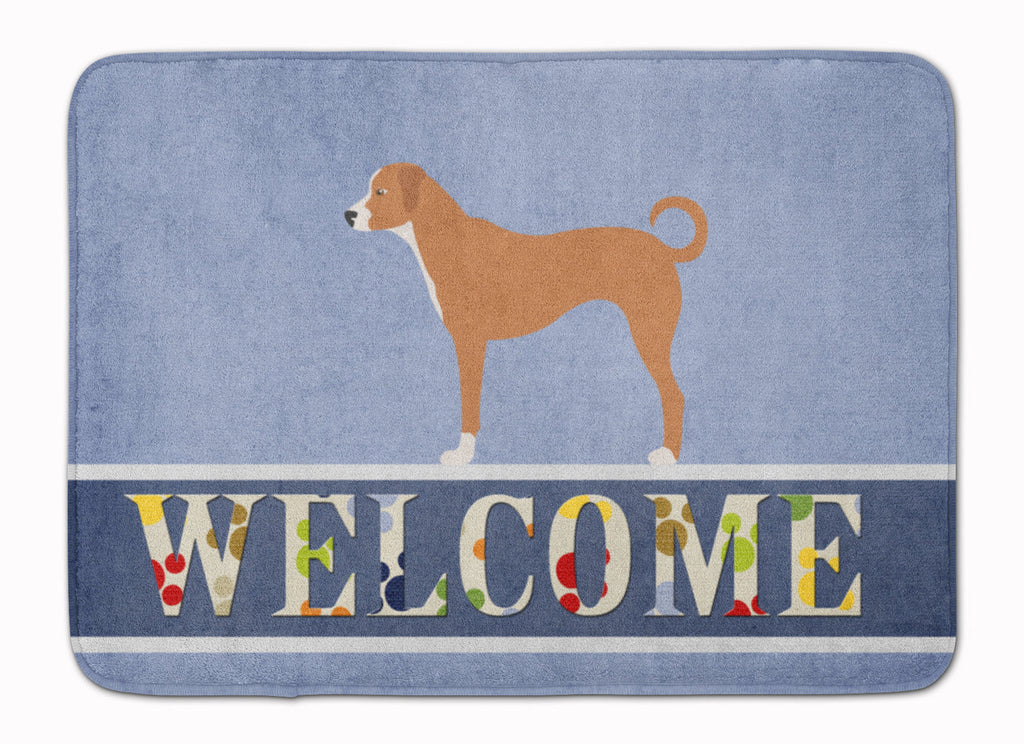 Australian Pinscher Welcome Memory Foam Kitchen Mat Machine Washable Anti-Fatigue Cushion Comfort Bath or Kitchen Rug