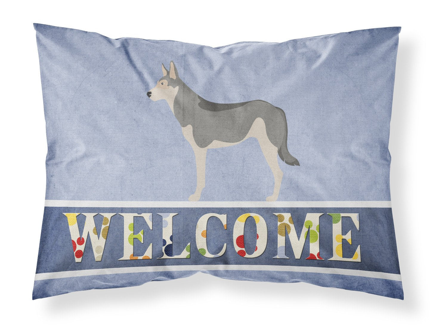 Saarloos Wolfdog Welcome Standard Pillowcase Lightweight Super Soft Easy Care Decorative Artwork Pillowcase, Standard
