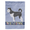 Pumi Welcome House Flag 28x40 Porch Sleeve Pole Decorative Outside Yard Banner Artwork Wall Hanging, Polyester